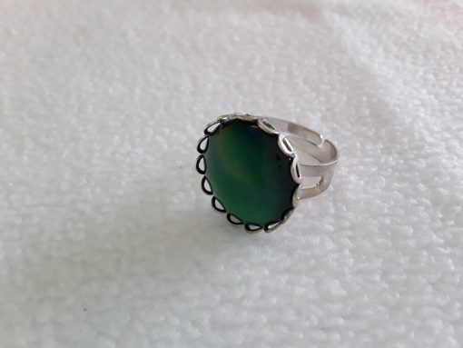 Ring "Green Cat Eye"
