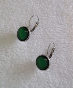 Ohrring Hänger "Green Cat Eye"