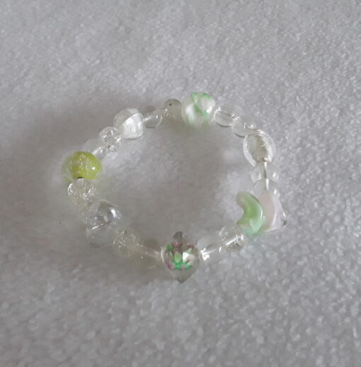 Armband Glas "Lime"