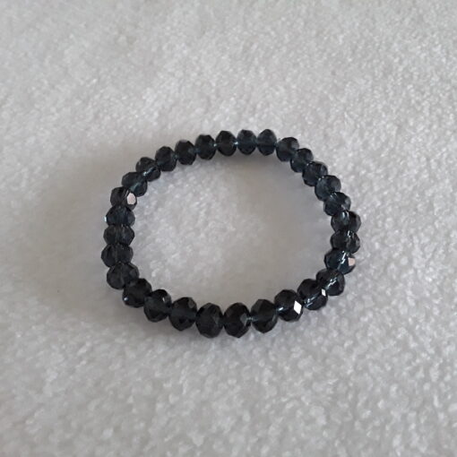 Armband Glas "Anthrazit"