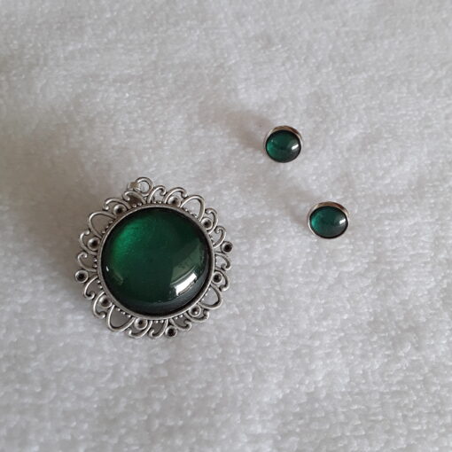 Set "Green Cat Eye"