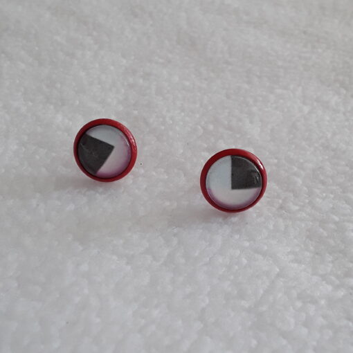 Ohrring Stecker klein "Tricolored"