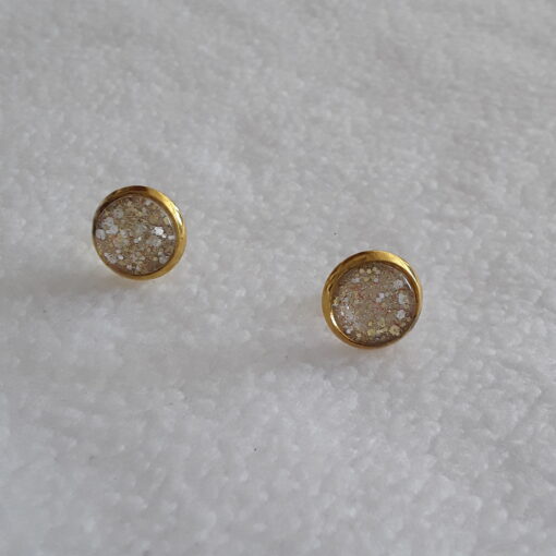 Ohrring Stecker klein "Golden"