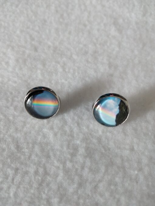 Ohrring Stecker "Regenbogen"