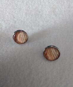 Ohrring Stecker "Holz"