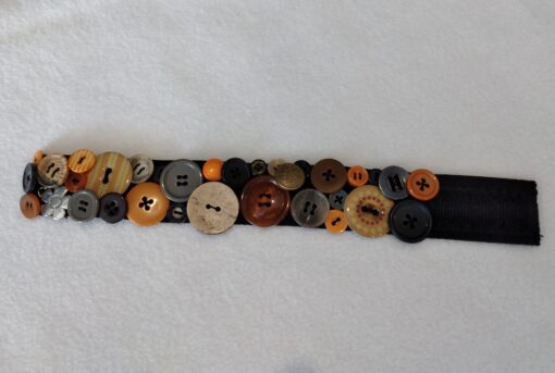 Armband "Knopf orange" – Bild 5
