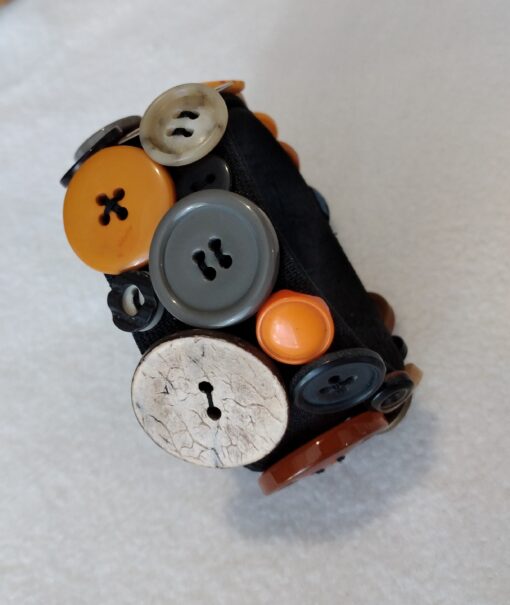 Armband "Knopf orange" – Bild 2