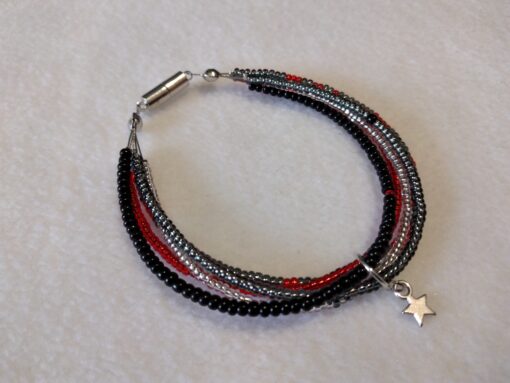 Roccailes Armband "Red"