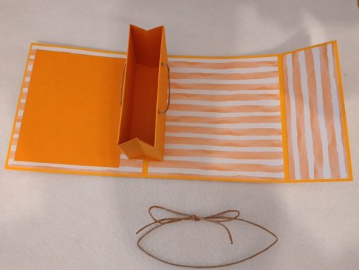 Klappkarte Geldtasche "Orange" – Bild 4