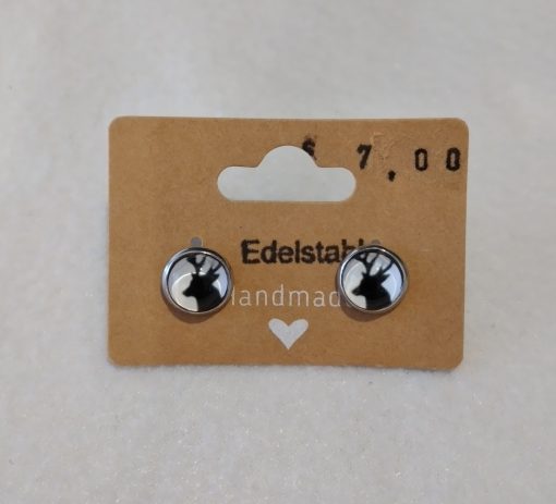 Ohrring Stecker mini "Hirsch I"