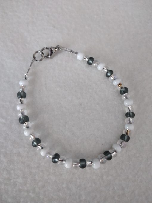 Armband "GrauWeiß"