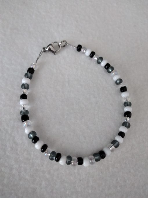 Armband "GrauSchwarz"